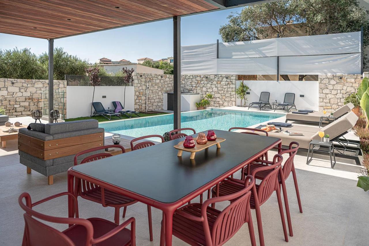 Avrilia Seaside Villa Heated Pool Алмірида Екстер'єр фото