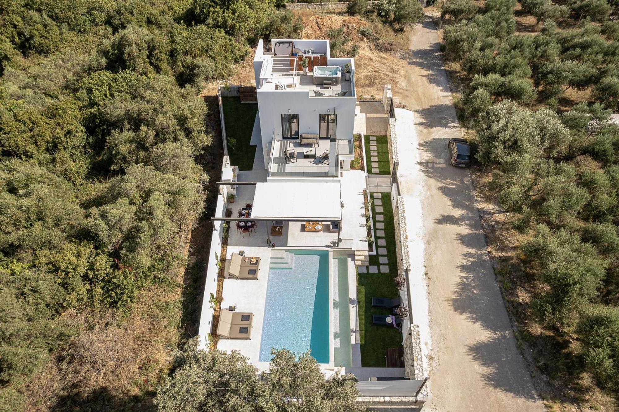 Avrilia Seaside Villa Heated Pool Алмірида Екстер'єр фото