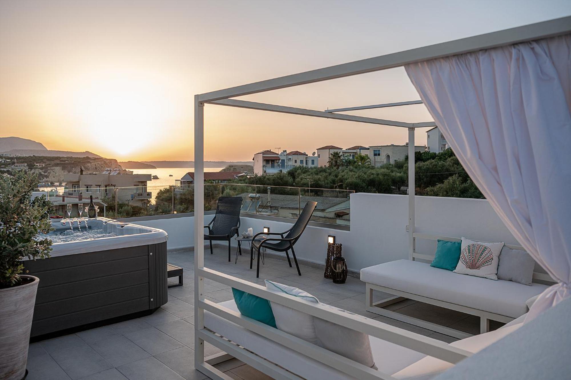 Avrilia Seaside Villa Heated Pool Алмірида Екстер'єр фото