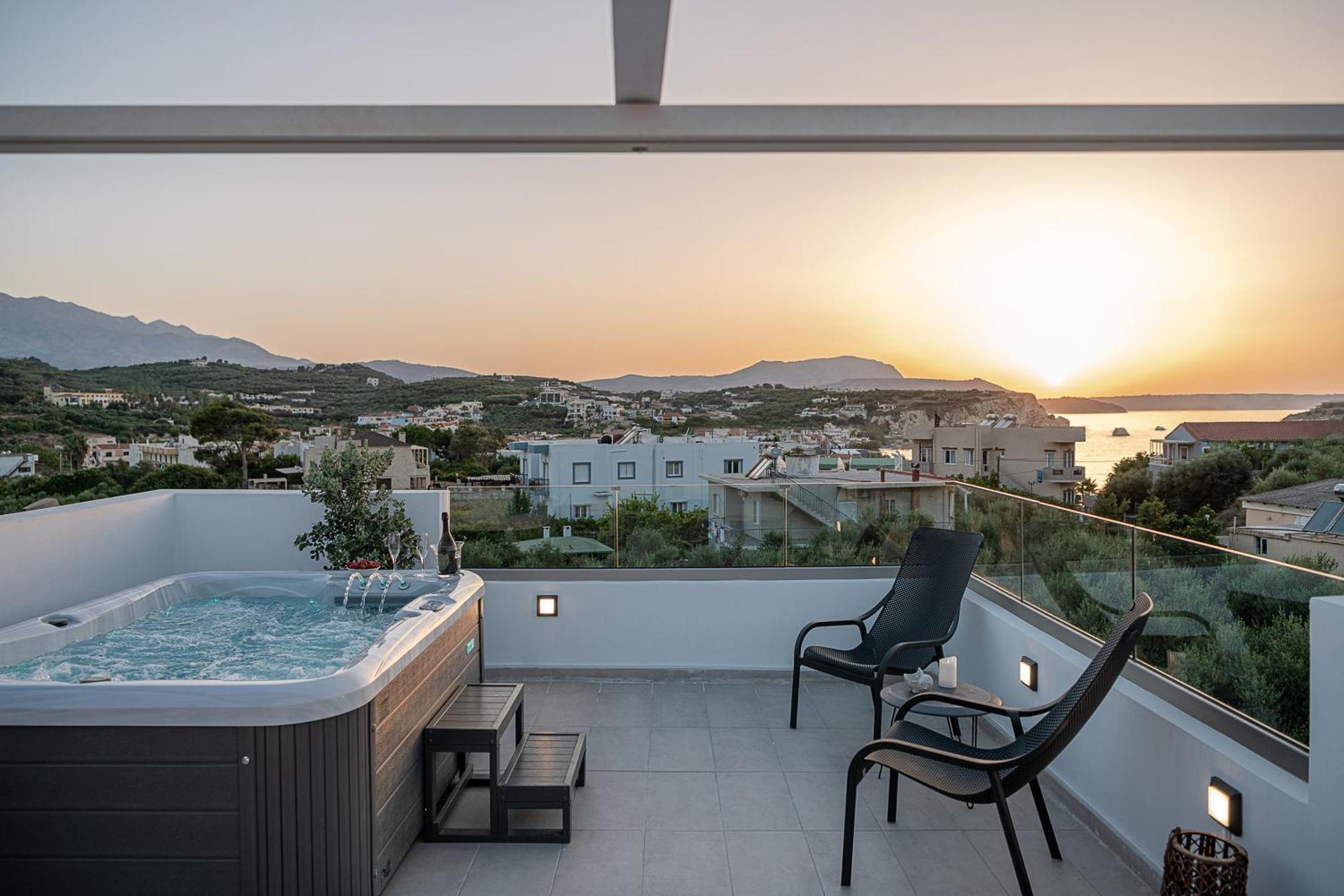 Avrilia Seaside Villa Heated Pool Алмірида Екстер'єр фото