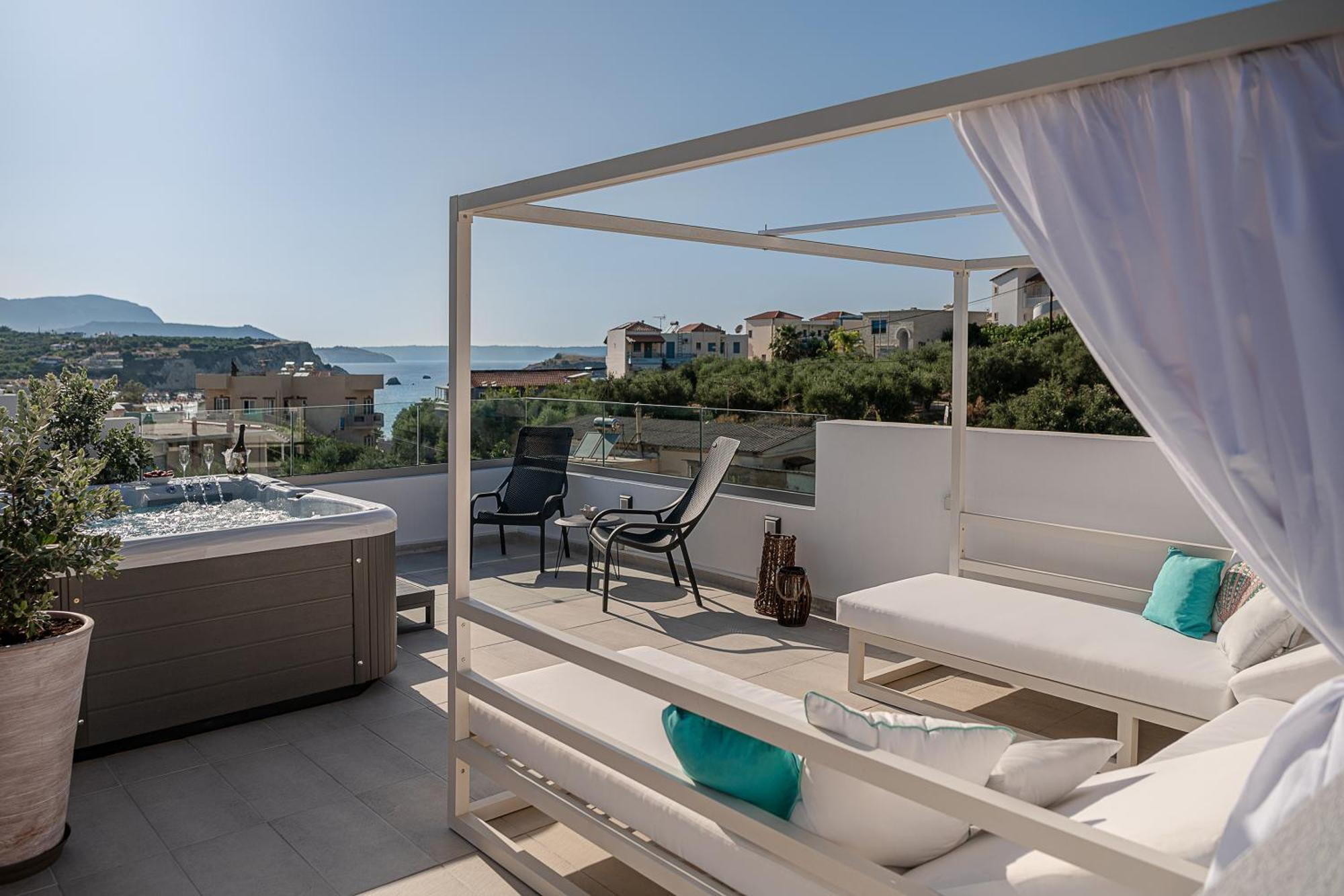 Avrilia Seaside Villa Heated Pool Алмірида Екстер'єр фото