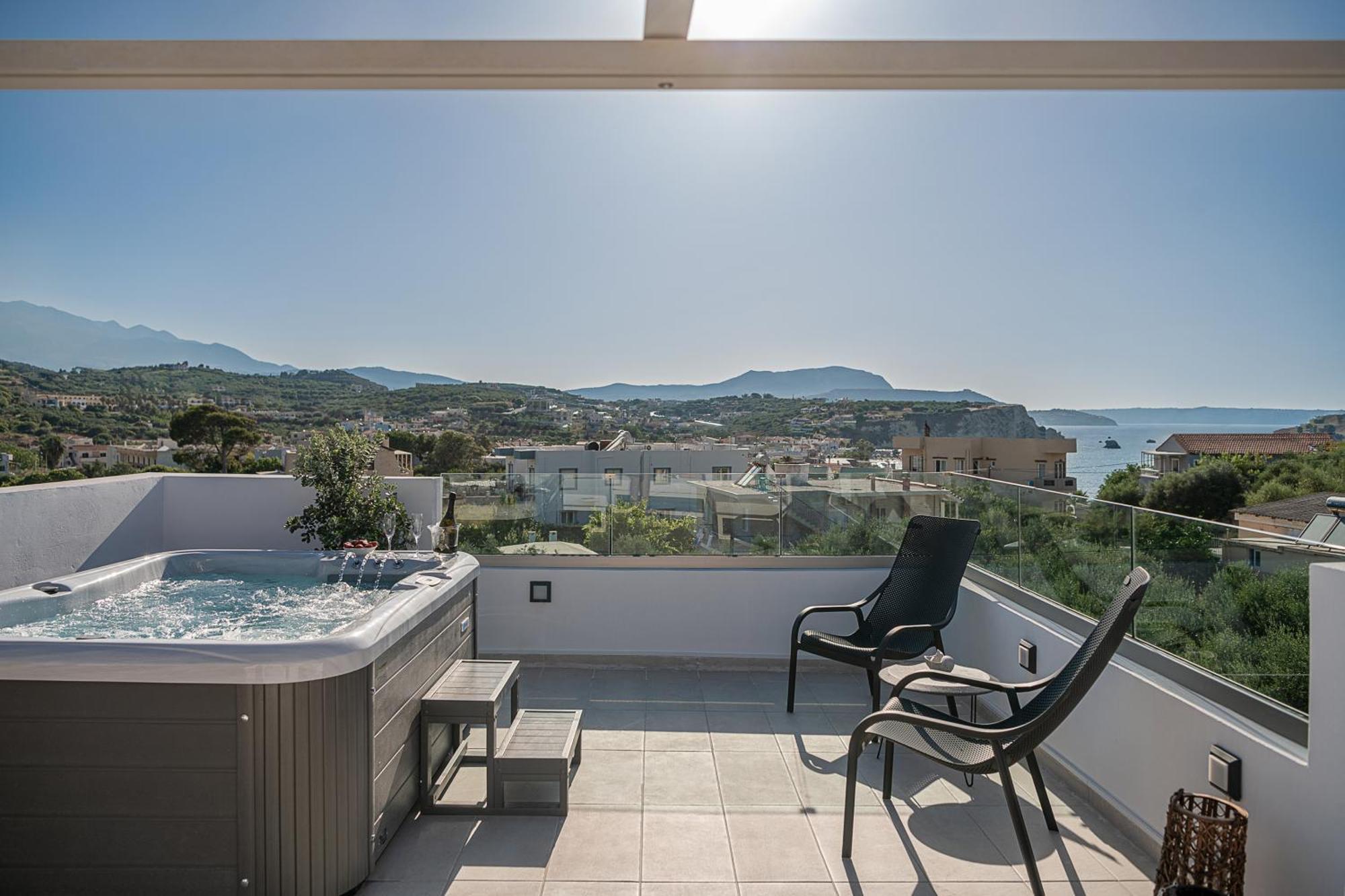 Avrilia Seaside Villa Heated Pool Алмірида Екстер'єр фото