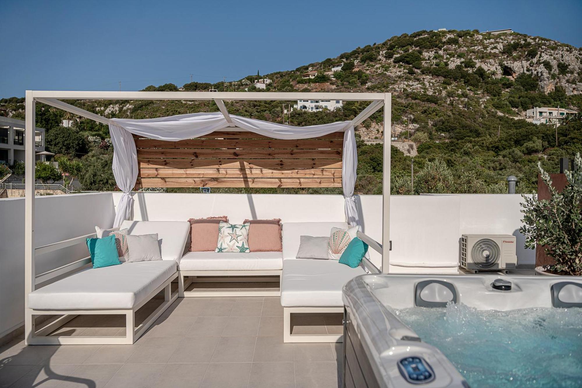 Avrilia Seaside Villa Heated Pool Алмірида Екстер'єр фото