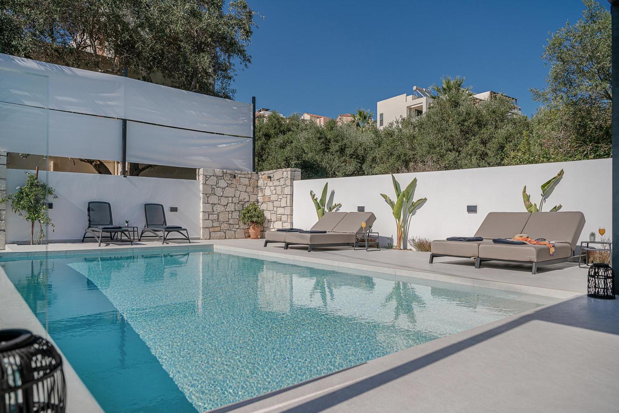 Avrilia Seaside Villa Heated Pool Алмірида Екстер'єр фото